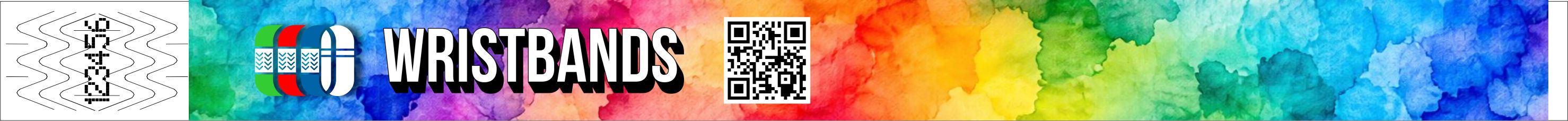 Design em aguarela com QR code