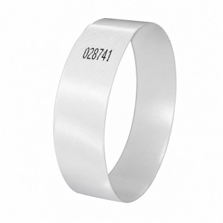 Pulseiras de identificação Imprimível a laser brilhantes